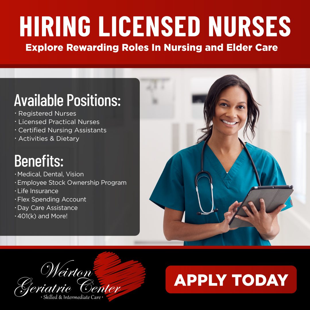 Aug25_WeirtonGeriatric_Facebook_1080x1080_1 we are hiring